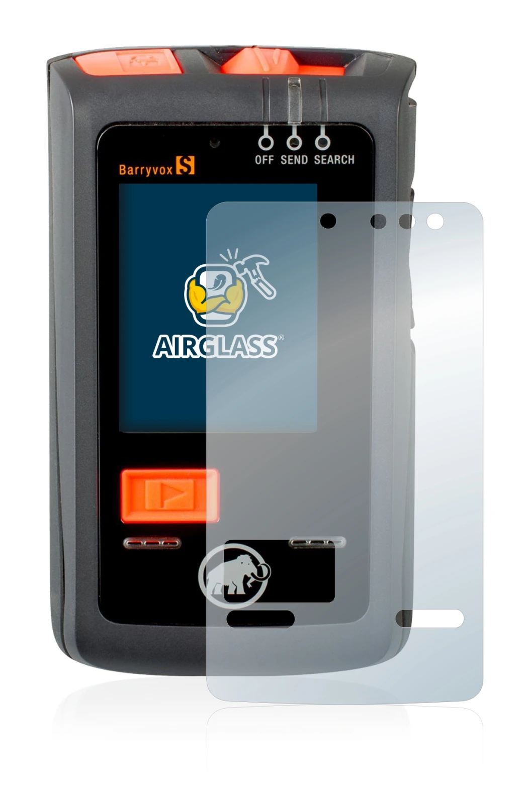 Image of the device Mammut Barryvox S with a wide variety of screen protectors.