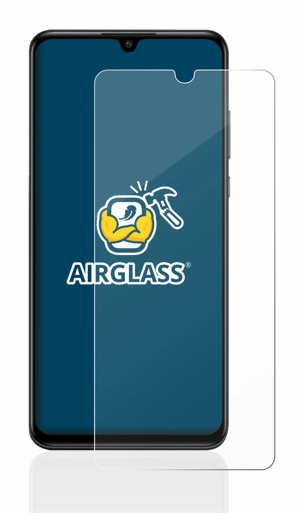 Image of the device Huawei P30 lite with a wide variety of screen protectors.