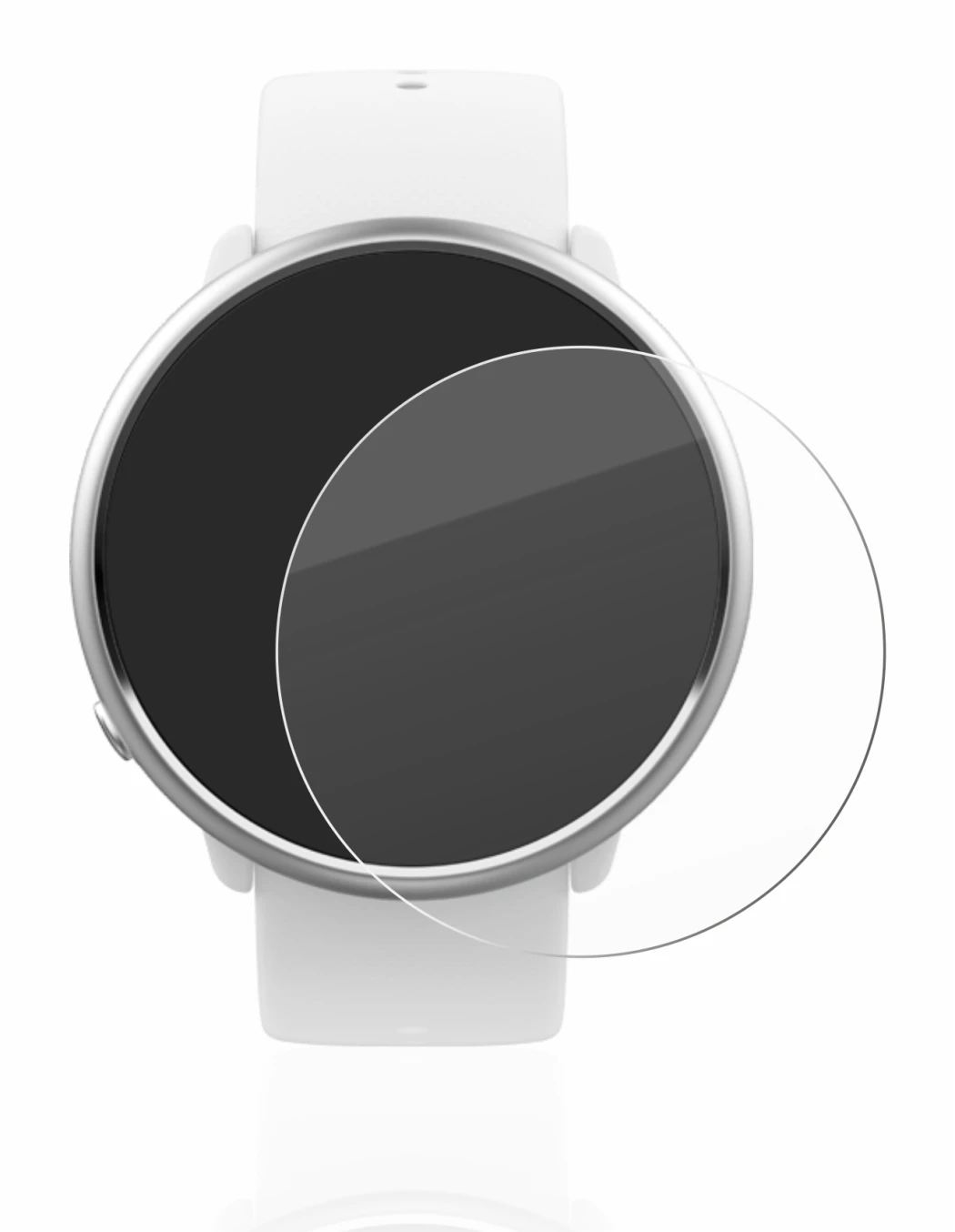 Image of the device Polar Ignite with a wide variety of screen protectors.
