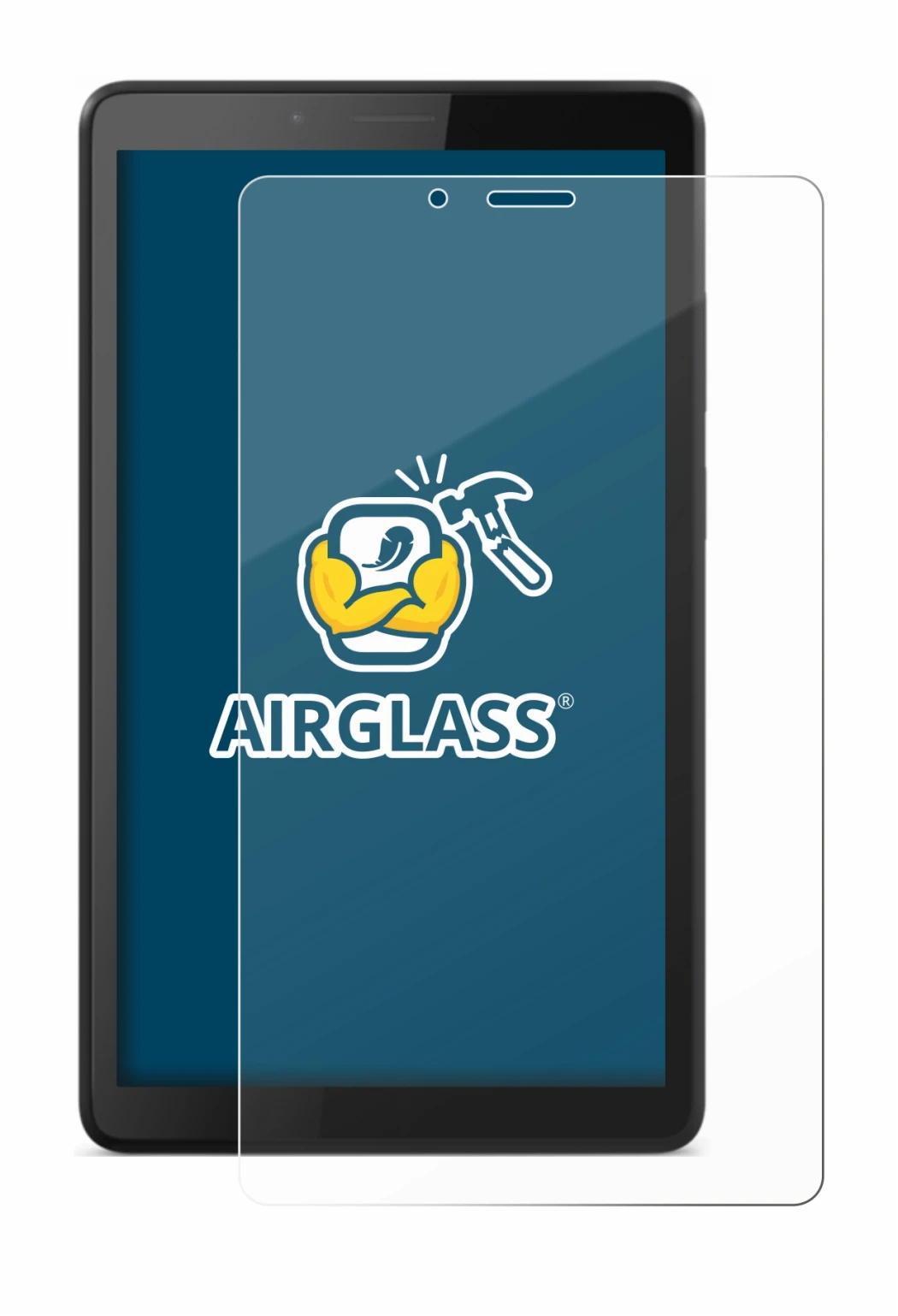 Image of the device Lenovo Tab M7 with a wide variety of screen protectors.