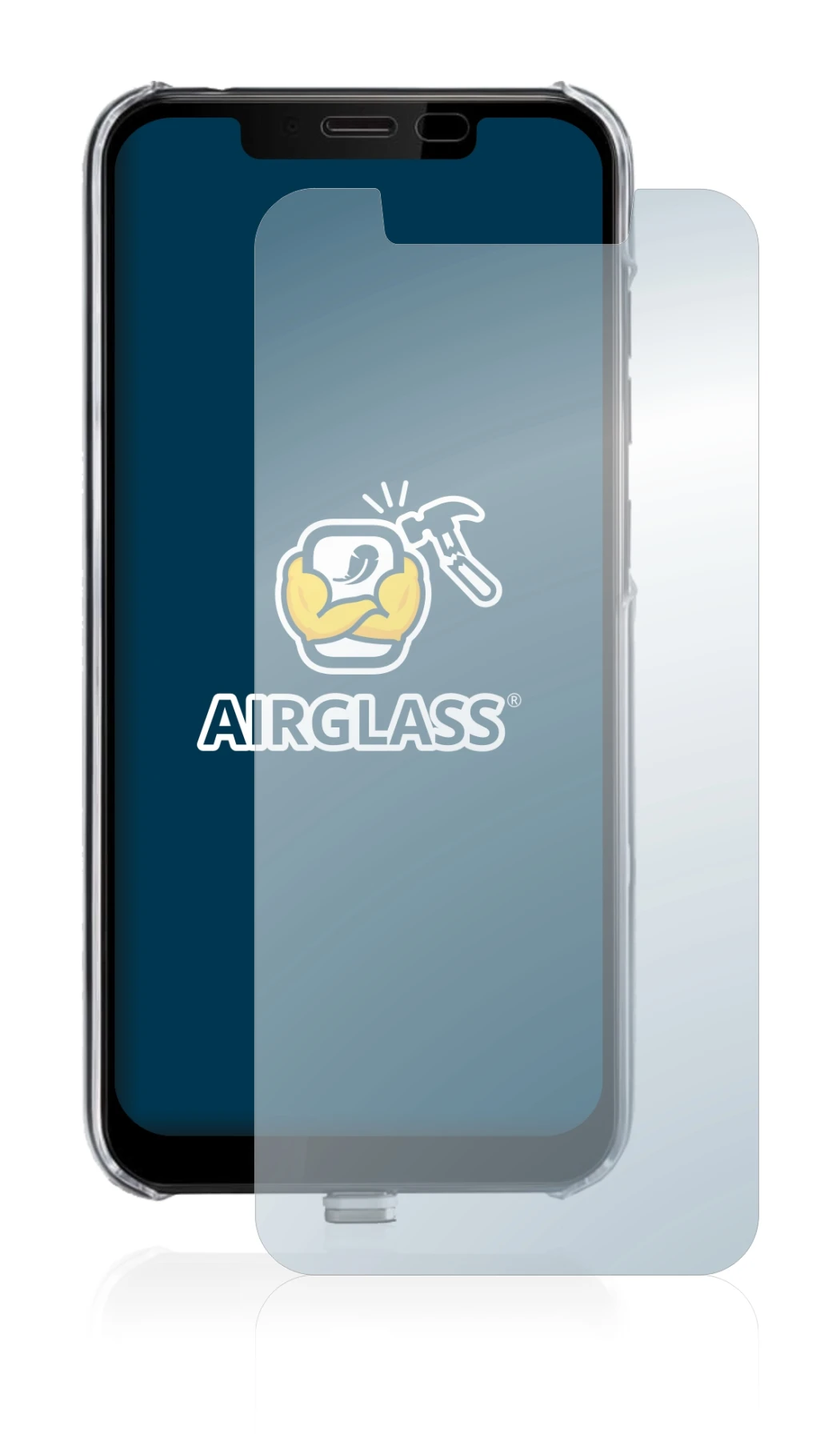 Image of the device Gigaset GS195LS with a wide variety of screen protectors.