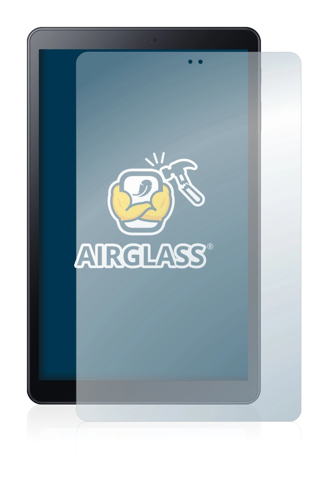 Image of the device Samsung Galaxy Tab A 10.5 WiFi 2018 with a wide variety of screen protectors.