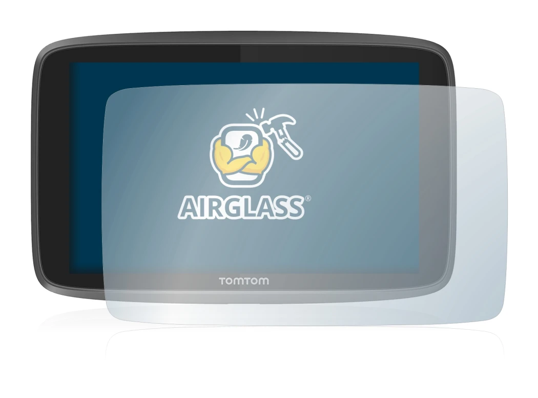 Image of the device TomTom Go Professional 6250 with a wide variety of screen protectors.