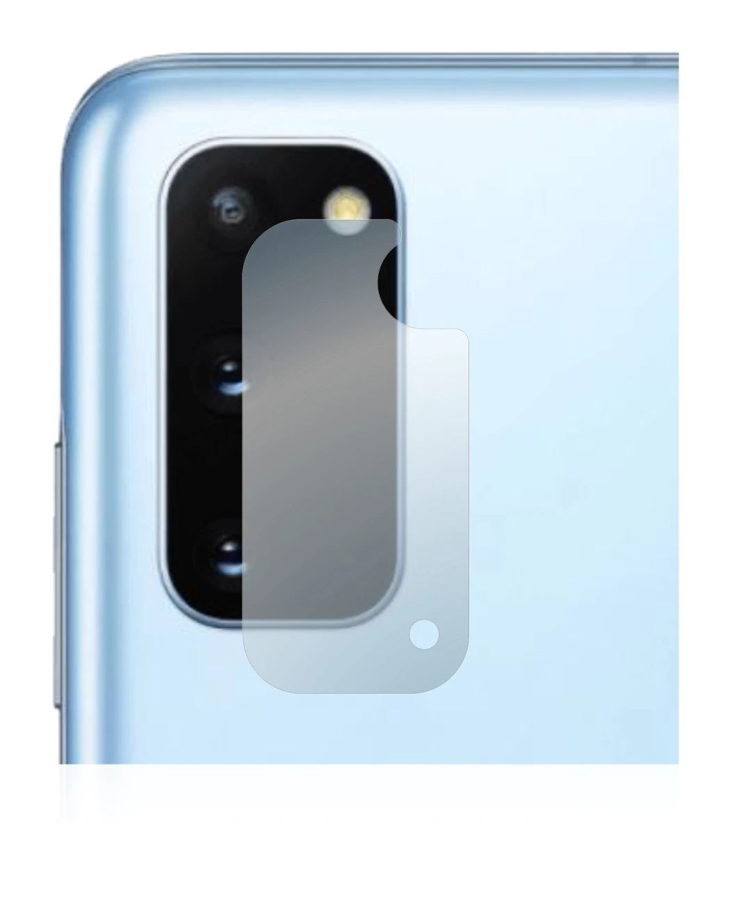 Image of the device Samsung Galaxy S20 5G (ONLY Camera Lens) with a wide variety of screen protectors.