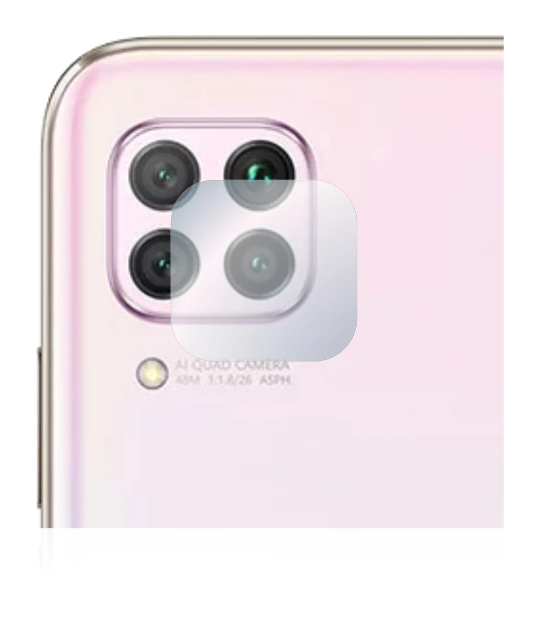 Image of the device Huawei P40 lite (ONLY Camera Lens) with a wide variety of screen protectors.