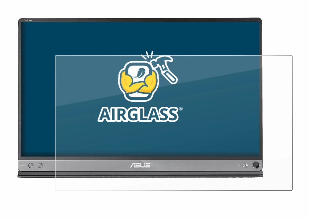 Image of the device ASUS ZenScreen MB16AC with a wide variety of screen protectors.
