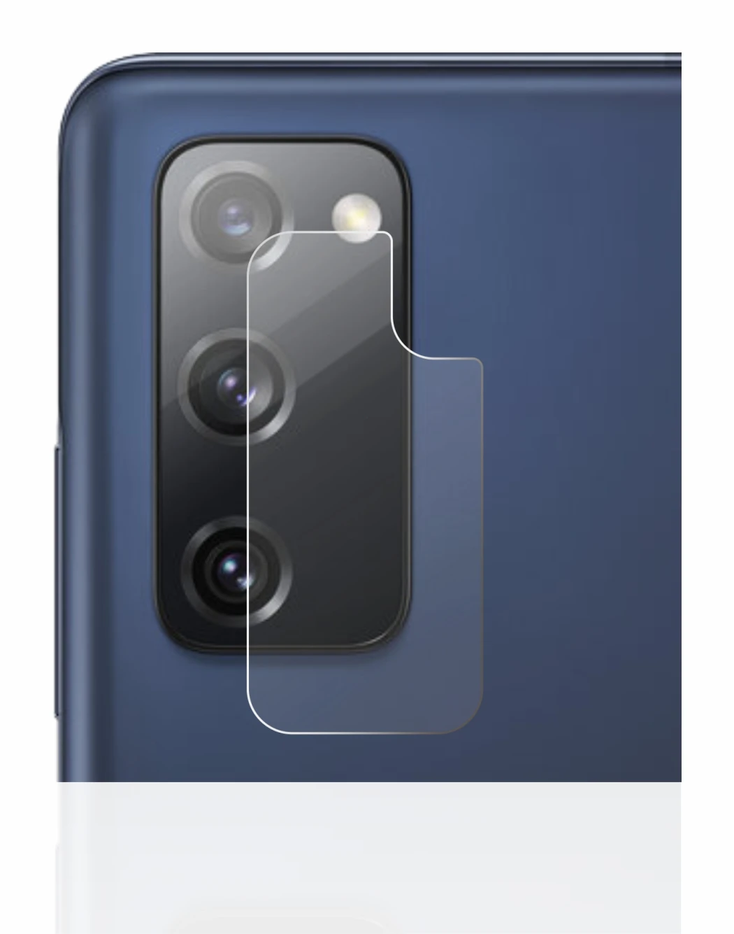 Image of the device Samsung Galaxy S20 FE (ONLY Camera Lens) with a wide variety of screen protectors.