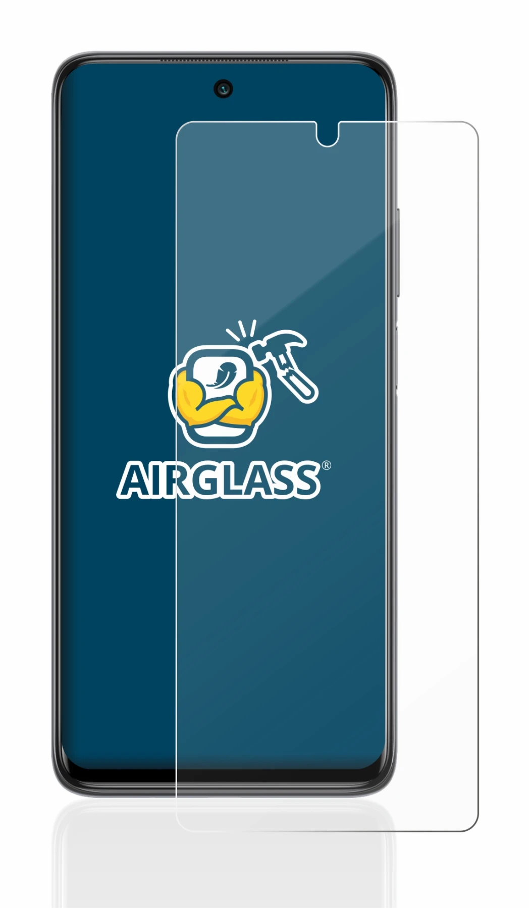 Image of the device Xiaomi Mi 10T Lite with a wide variety of screen protectors.