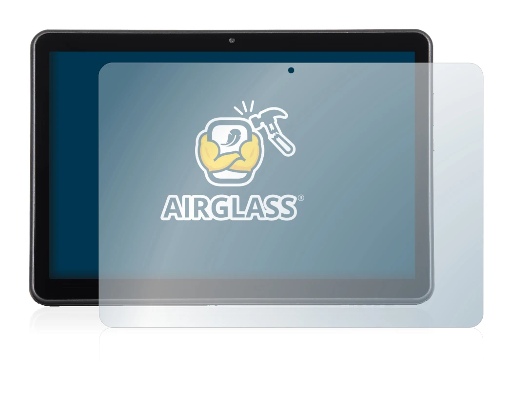 Image of the device Wortmann Terra Pad 1006 with a wide variety of screen protectors.