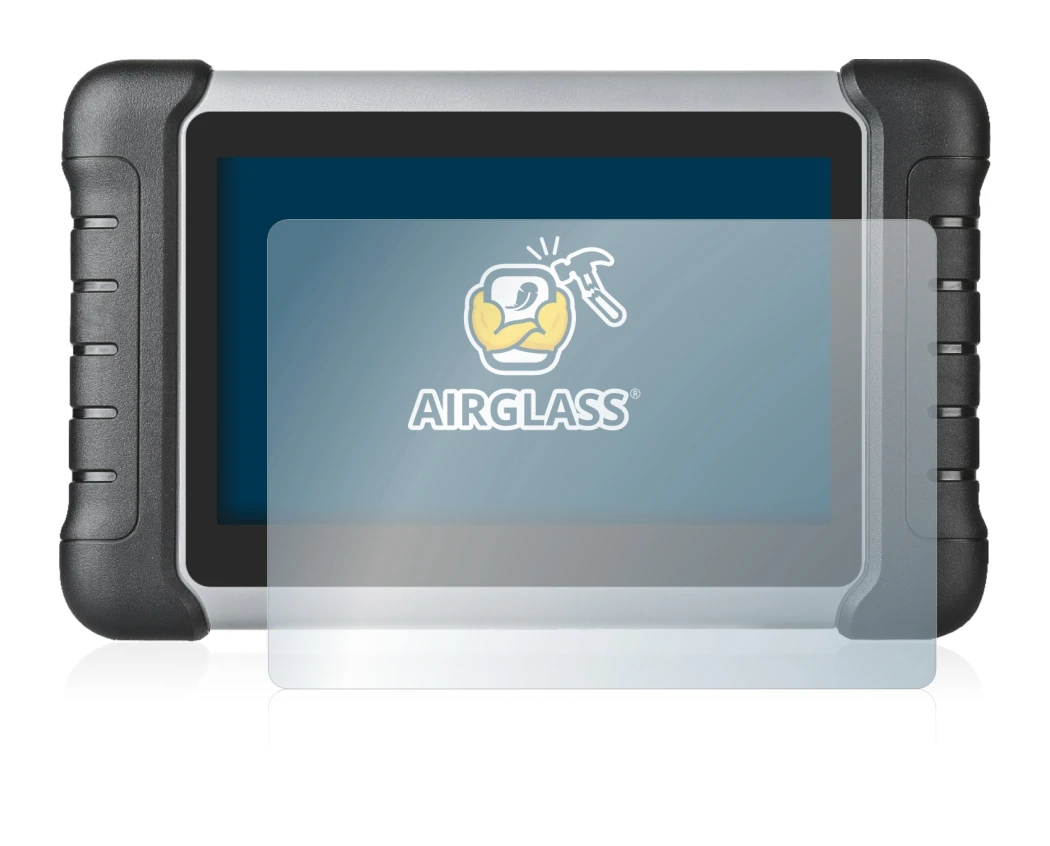 Image of the device Autel MaxiCOM MK808 with a wide variety of screen protectors.