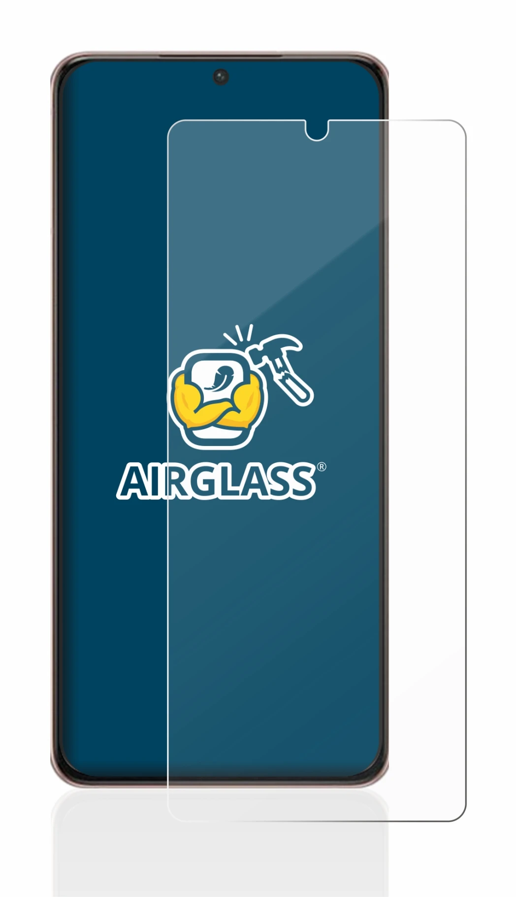 Image of the device Samsung Galaxy S21 Ultra 5G with a wide variety of screen protectors.