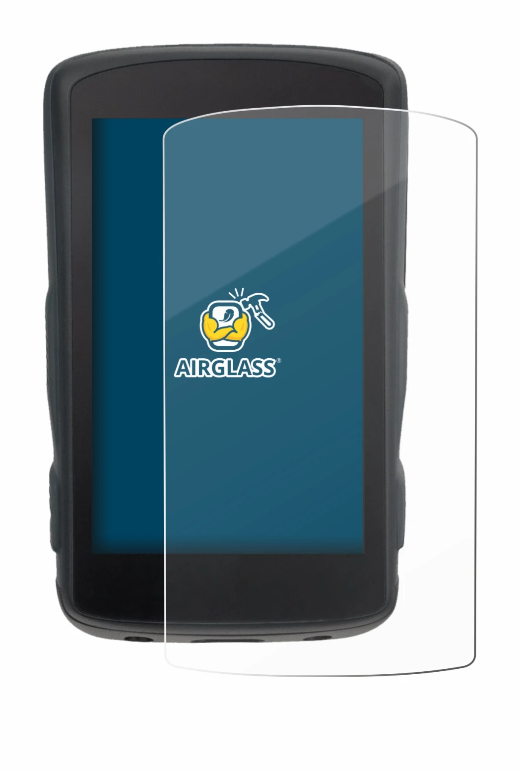 Image of the device Hammerhead Karoo 2 with a wide variety of screen protectors.