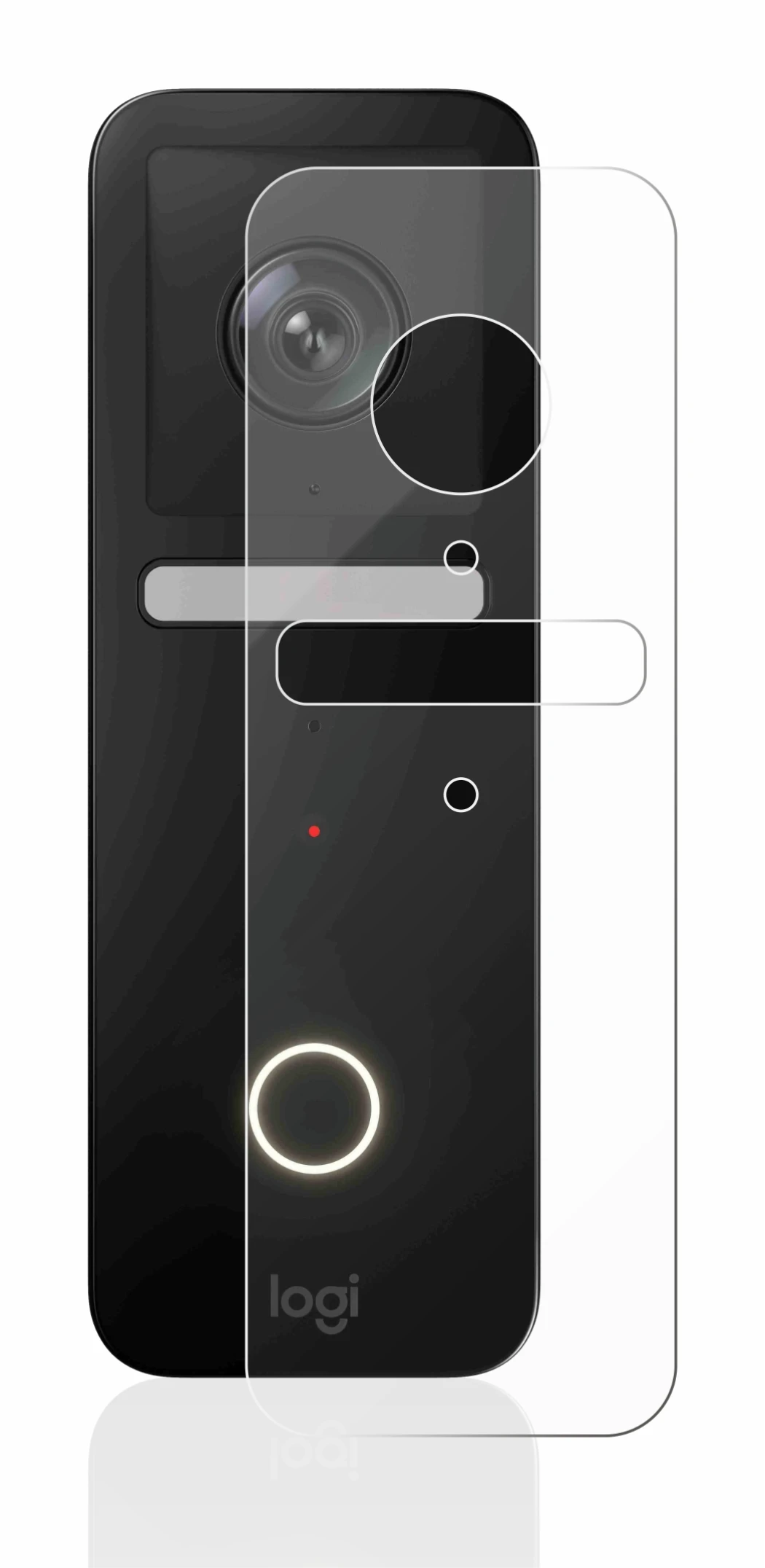 Image of the device Logitech Circle View Doorbell with a wide variety of screen protectors.