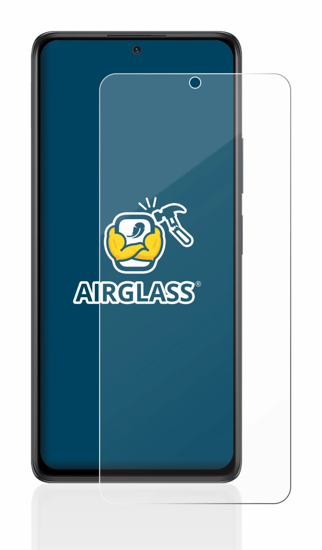 Image of the device Xiaomi Redmi Note 10 Pro with a wide variety of screen protectors.