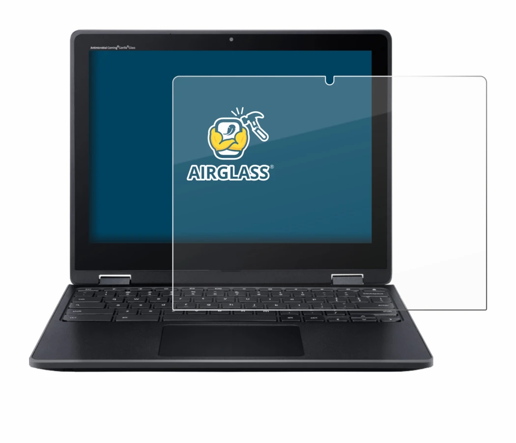 Image of the device Acer Chromebook Spin 512 with a wide variety of screen protectors.