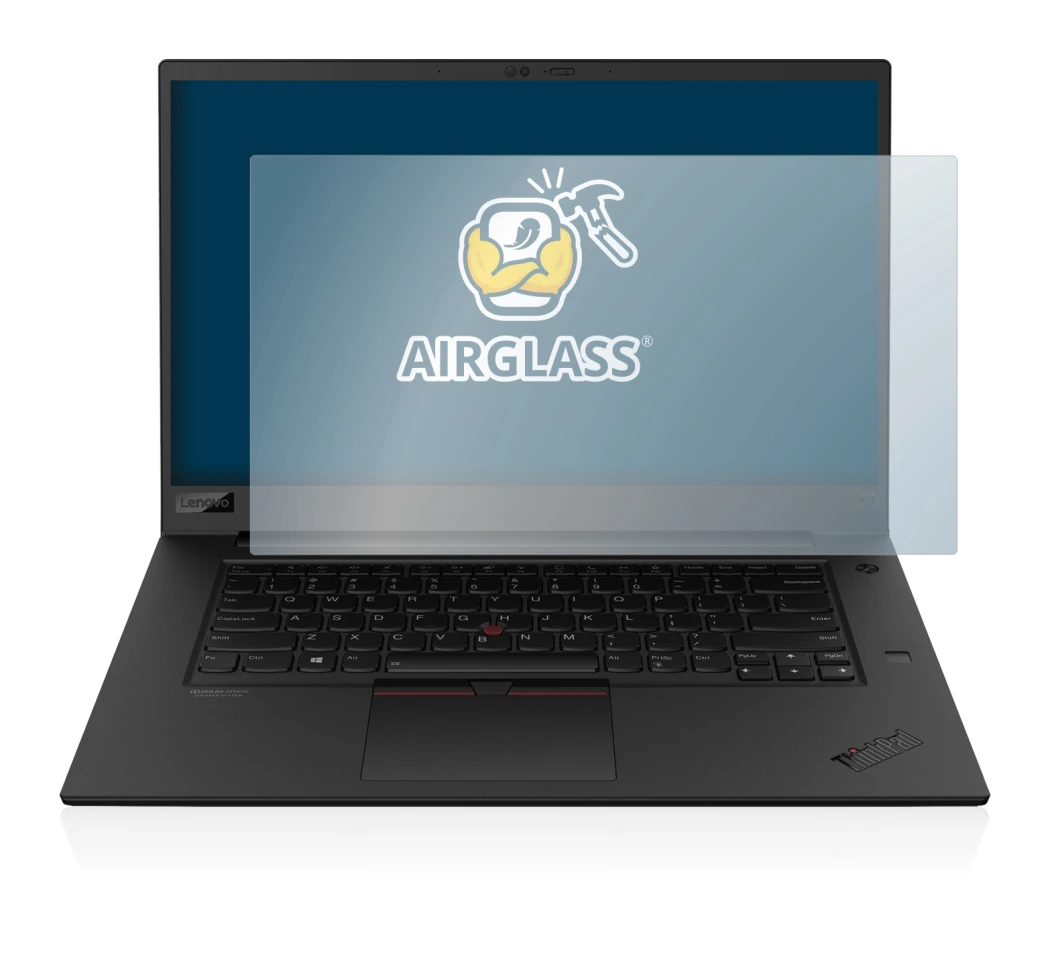 Image of the device Lenovo ThinkPad P1 Gen 3 with a wide variety of screen protectors.