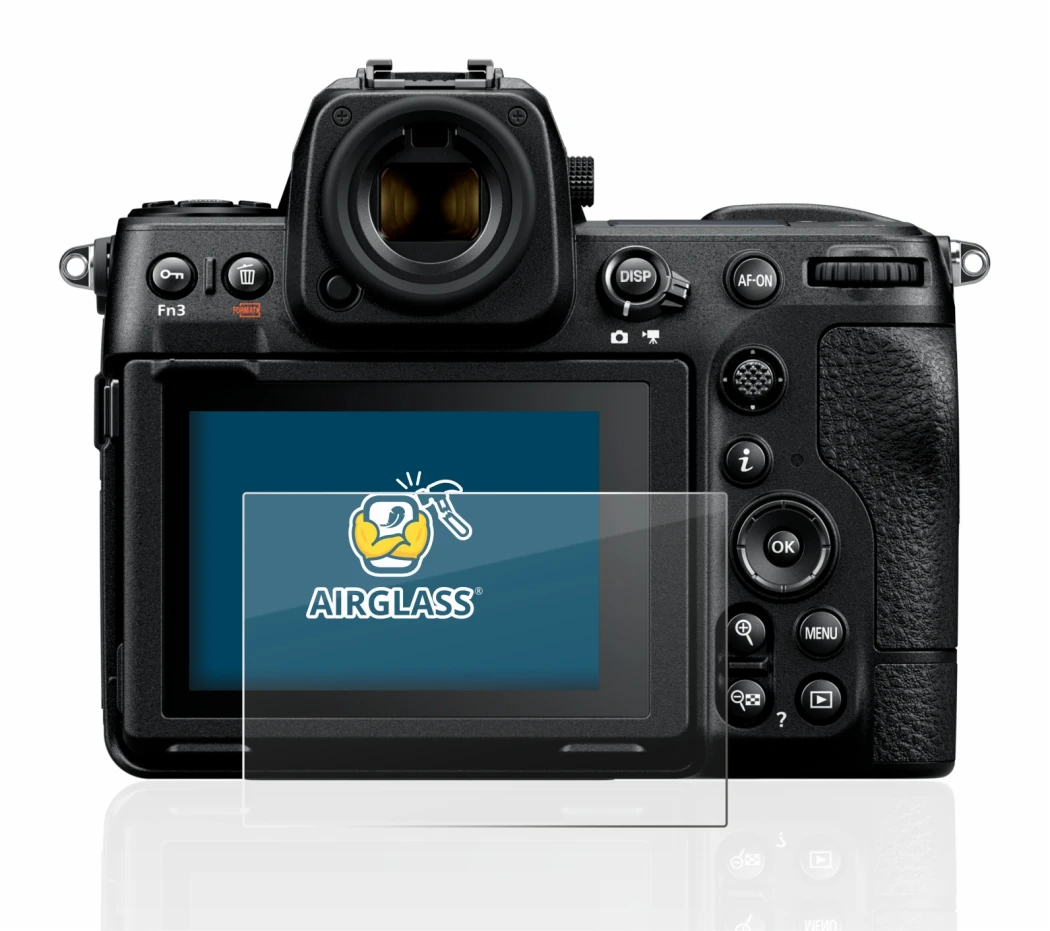 Image of the device Nikon Z 8 with a wide variety of screen protectors.