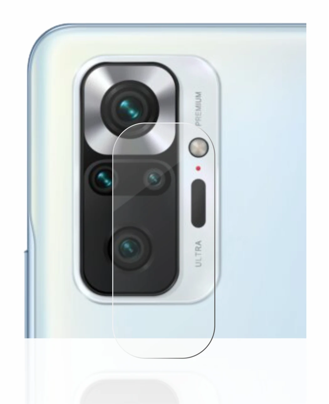 Image of the device Xiaomi Redmi Note 10 Pro (ONLY Camera Lens) with a wide variety of screen protectors.