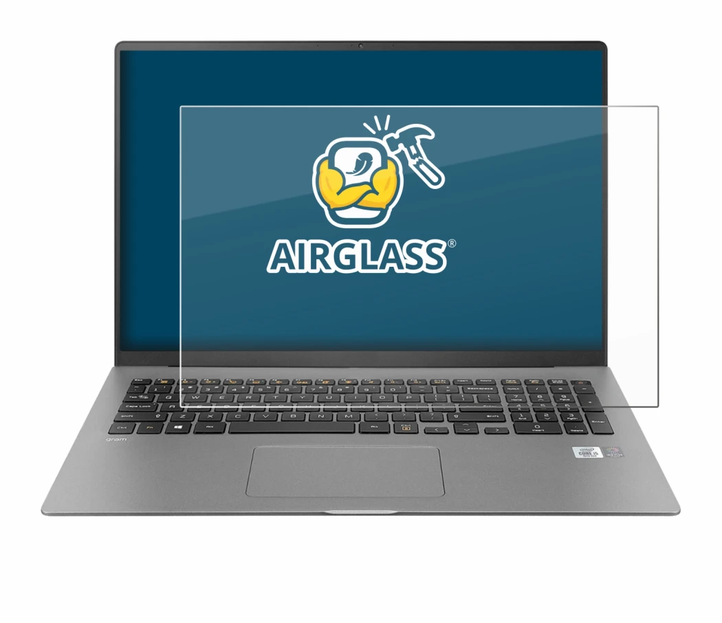 Image of the device LG gram 17'' 2021 with a wide variety of screen protectors.