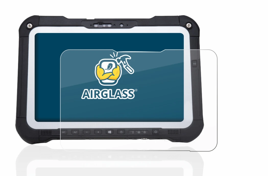 Image of the device Panasonic Toughbook FZ-G2 with a wide variety of screen protectors.