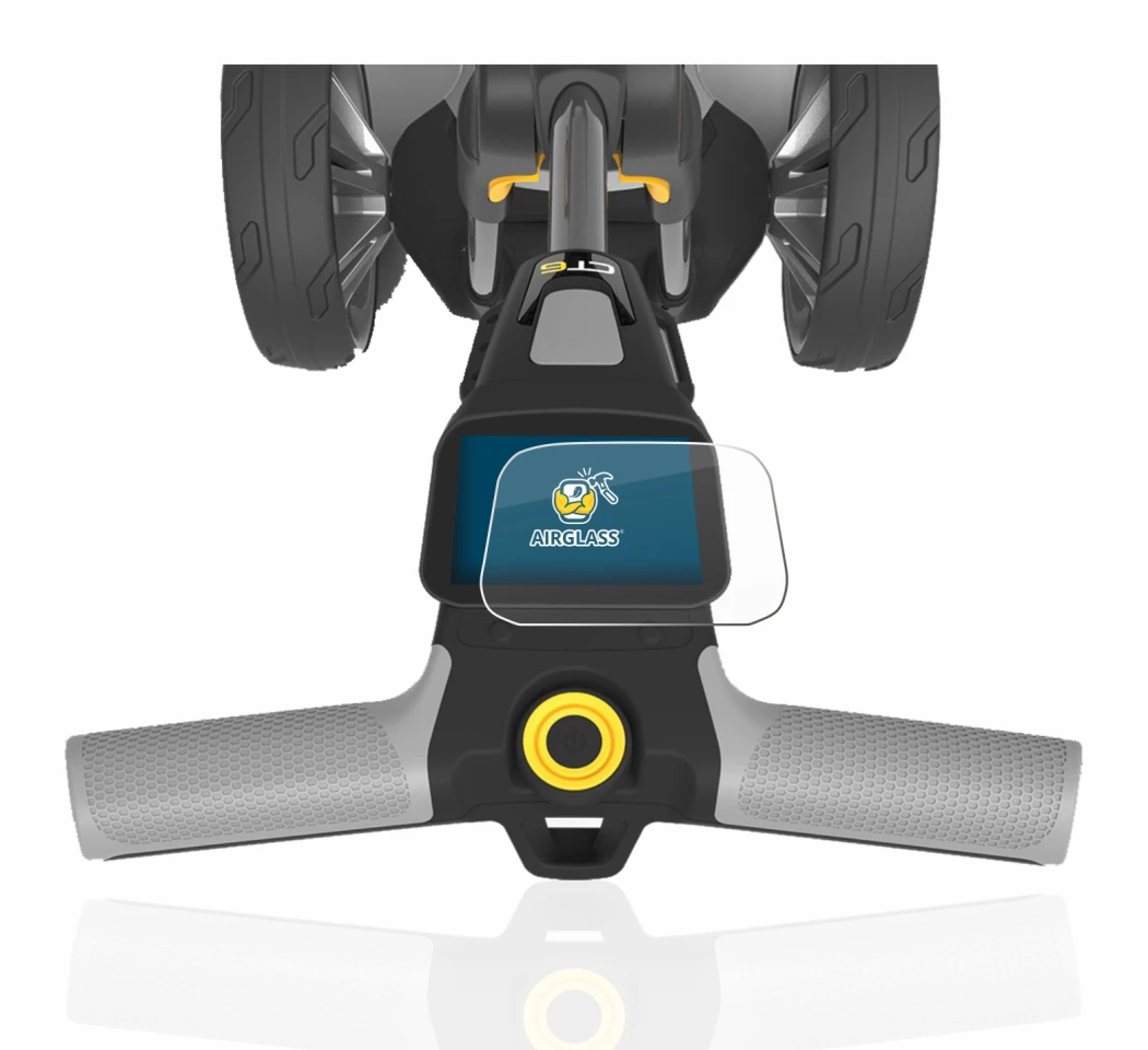 Image of the device PowaKaddy CT6 with a wide variety of screen protectors.