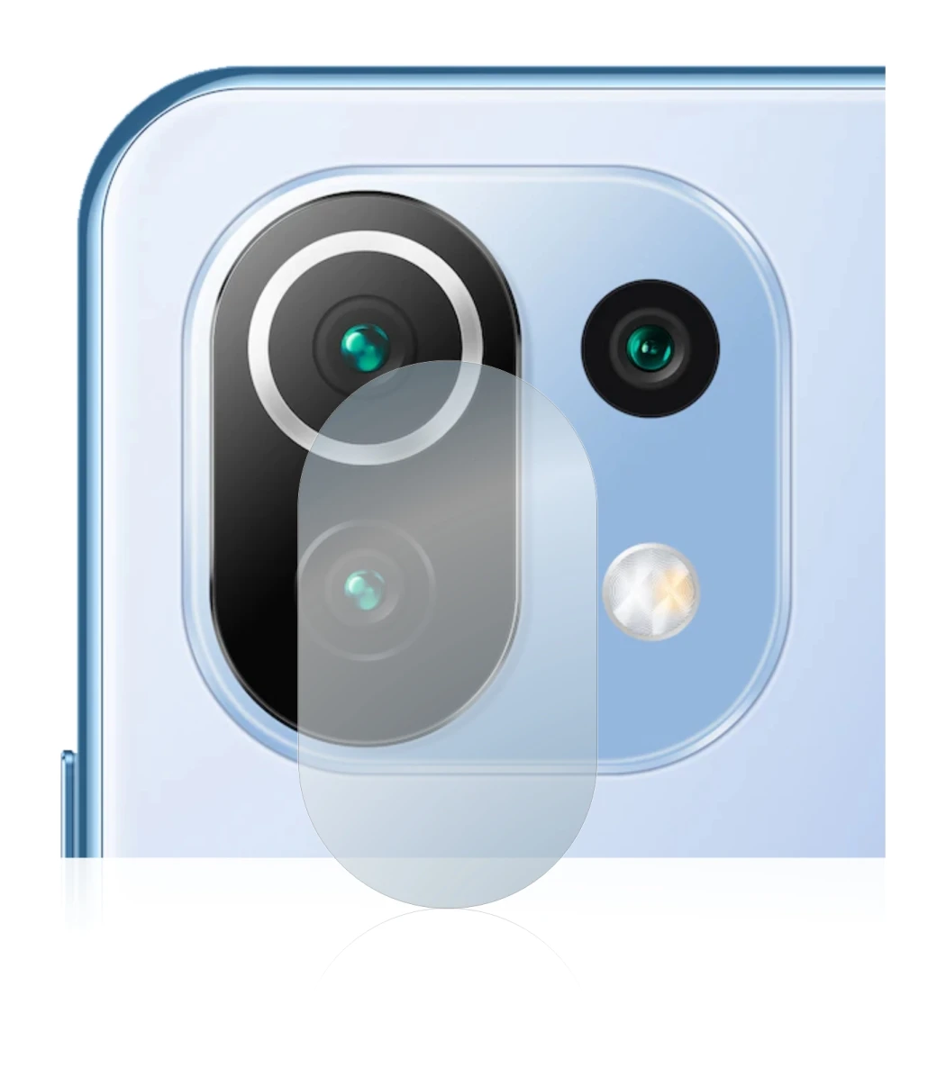 Image of the device Xiaomi 11 Lite 5G NE (ONLY Camera Lens) with a wide variety of screen protectors.