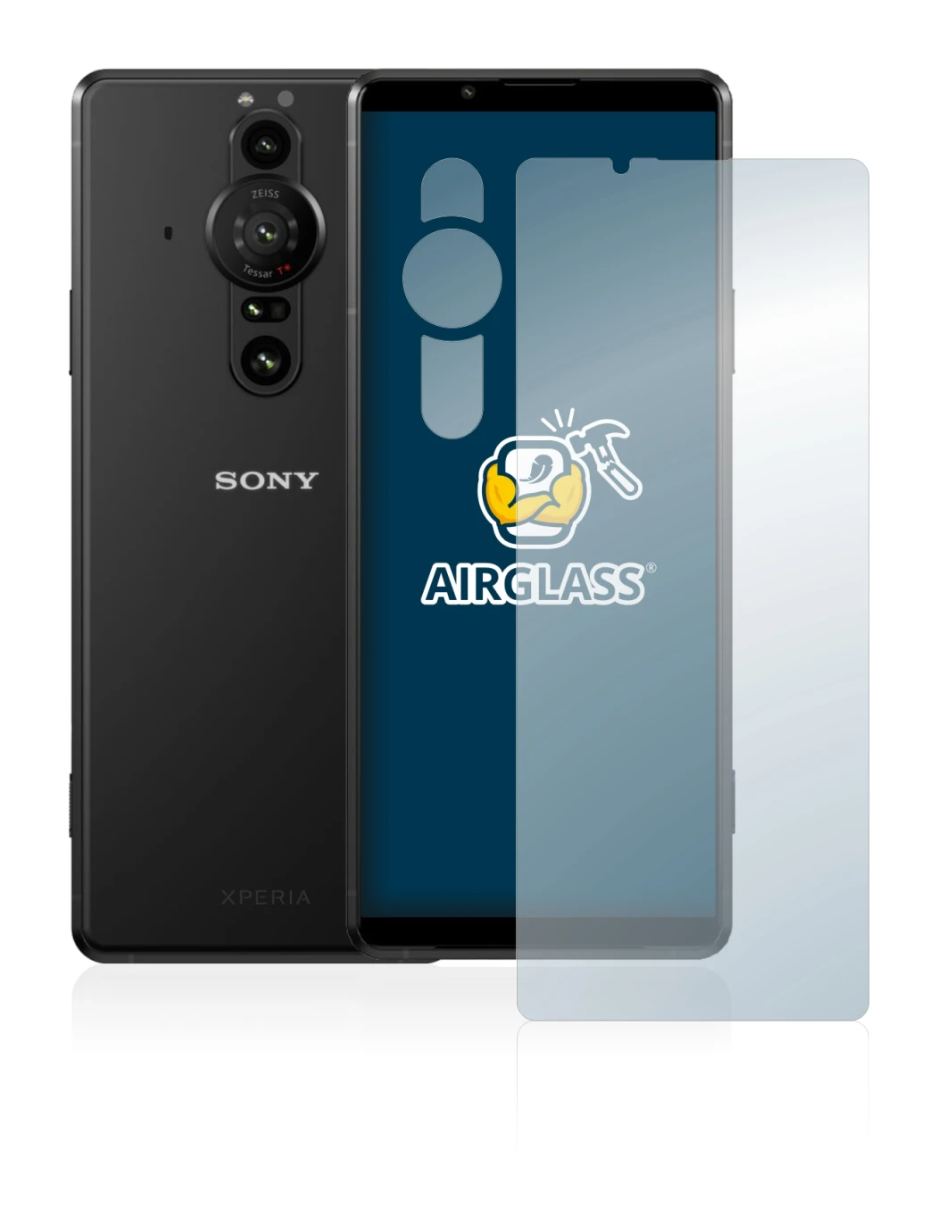 Image of the device Sony Xperia Pro-I (Front+Camera) with a wide variety of screen protectors.