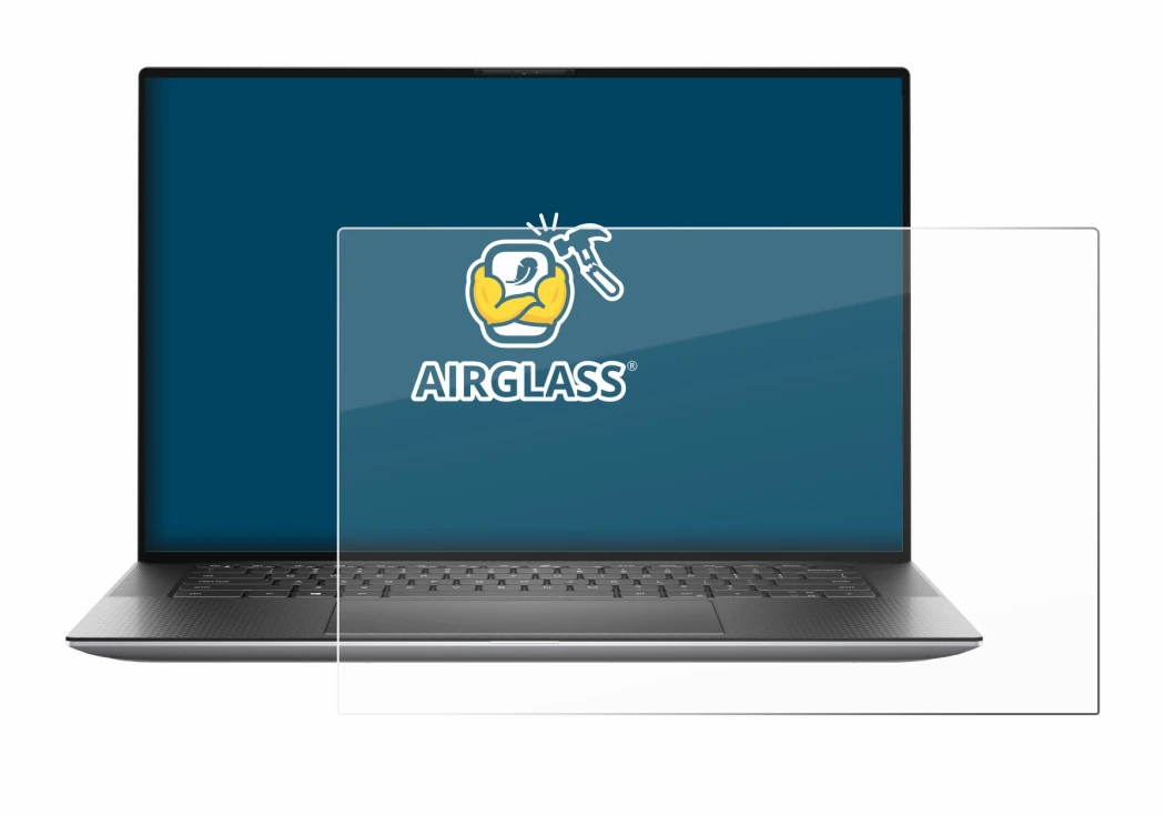 Image of the device Dell Precision 5560 with a wide variety of screen protectors.