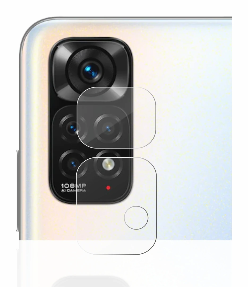 Image of the device Xiaomi Redmi Note 11S (ONLY Camera Lens) with a wide variety of screen protectors.