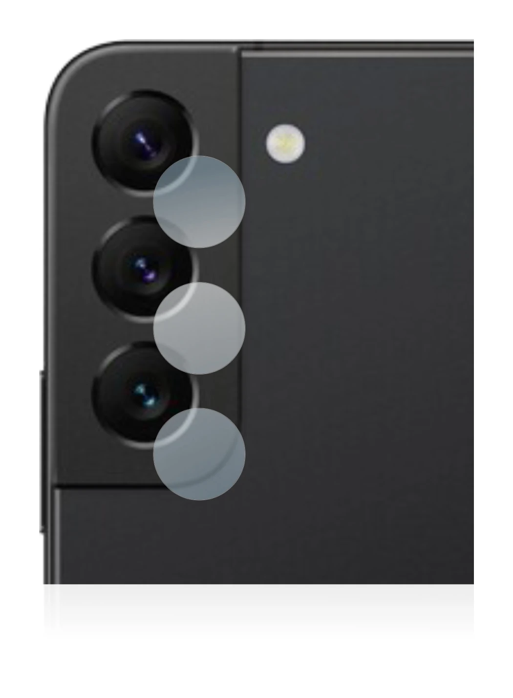 Image of the device Samsung Galaxy S22 5G (ONLY Camera Lens) with a wide variety of screen protectors.