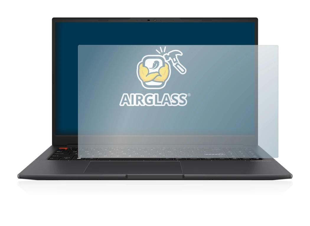 Image of the device ASUS VivoBook S 15 OLED with a wide variety of screen protectors.