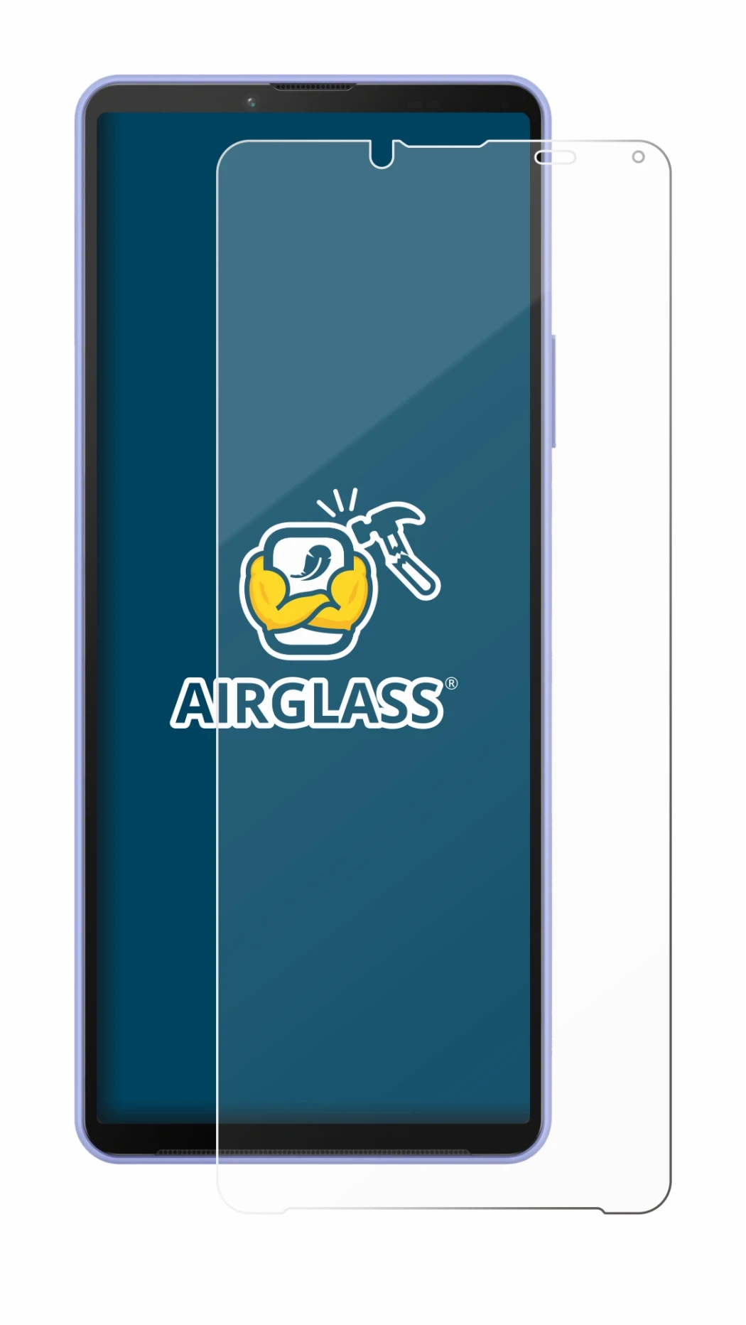 Image of the device Sony Xperia 10 IV with a wide variety of screen protectors.