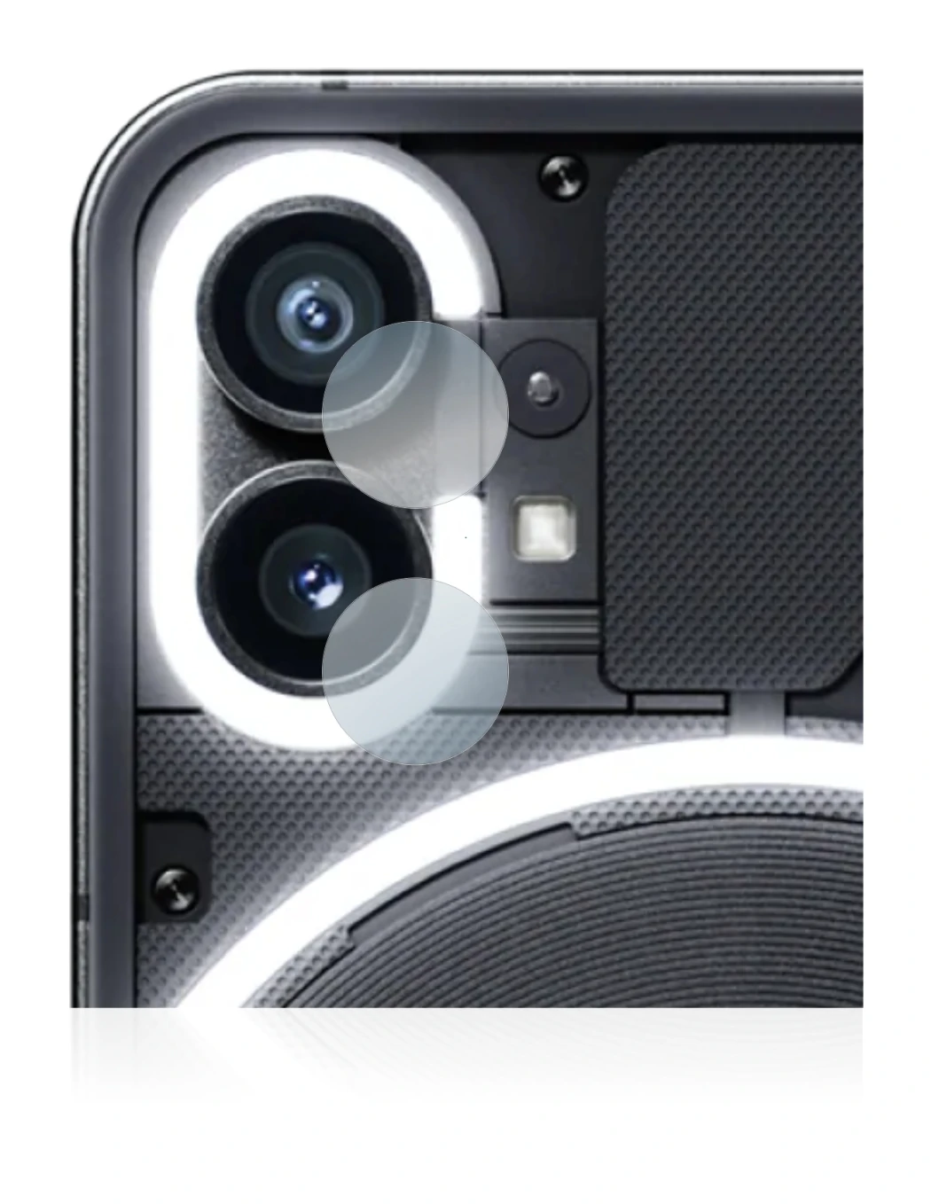 Image of the device Nothing Phone (1) (ONLY Camera Lens) with a wide variety of screen protectors.