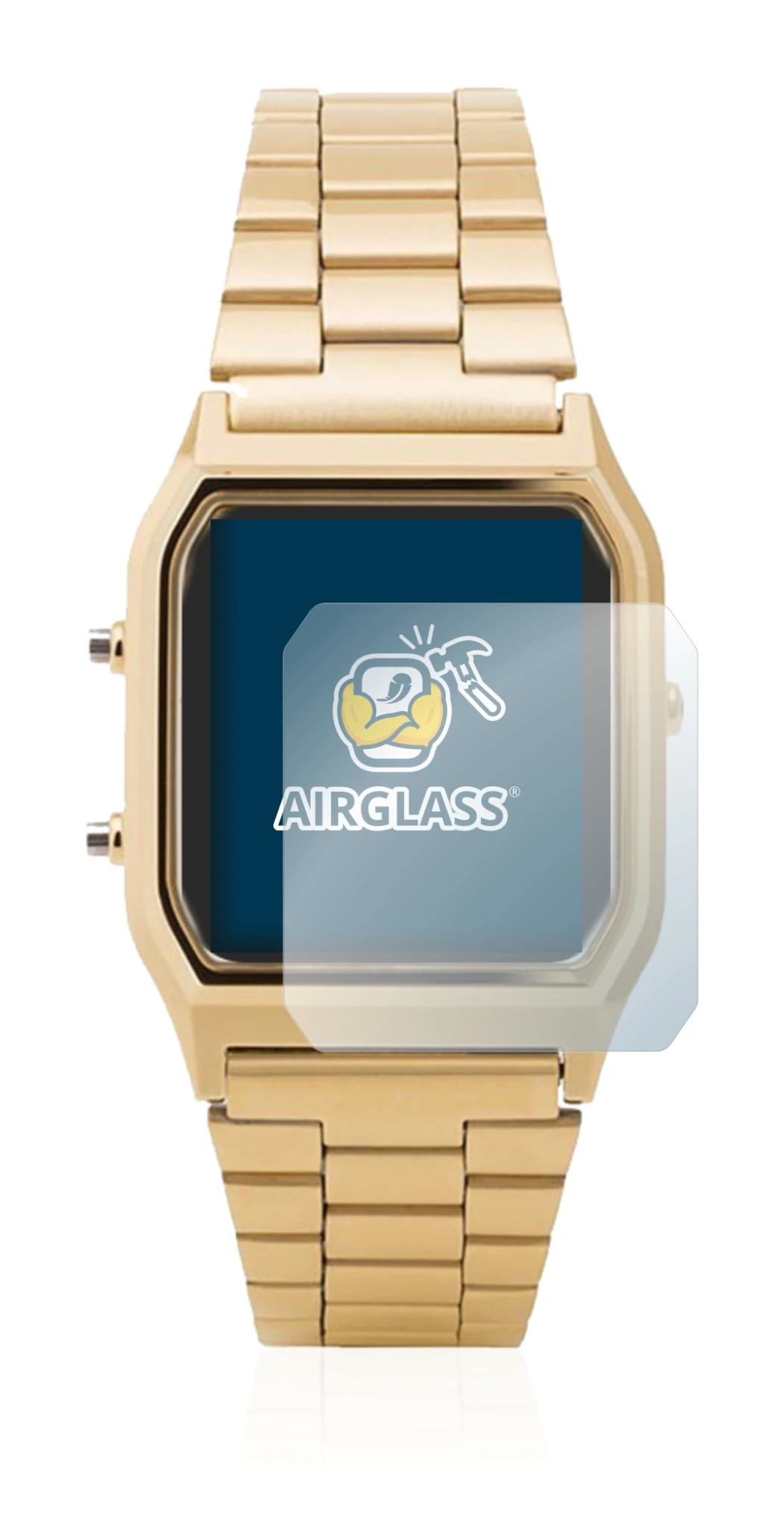 Image of the device Casio AQ-230GA with a wide variety of screen protectors.