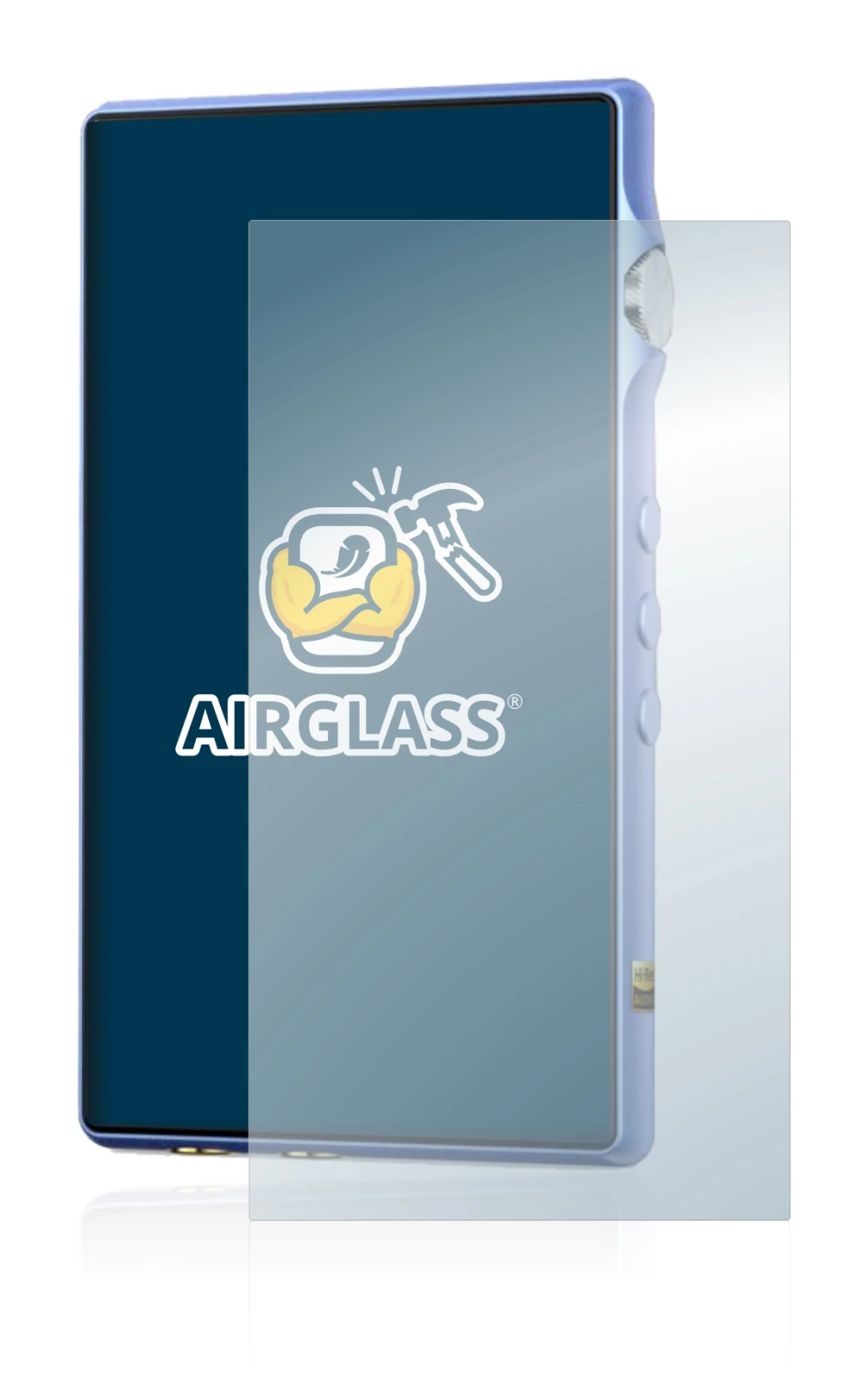 Image of the device iBasso DX170 with a wide variety of screen protectors.