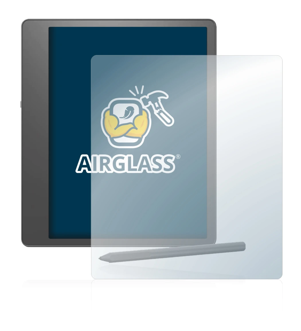 Image of the device Amazon Kindle Scribe with a wide variety of screen protectors.