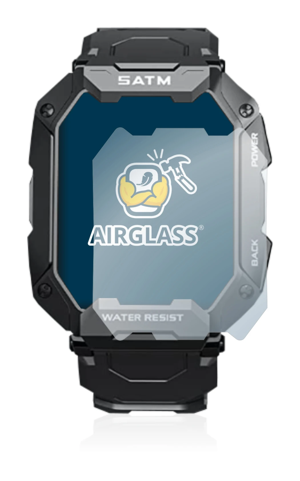 Image of the device Bengux C20 with a wide variety of screen protectors.