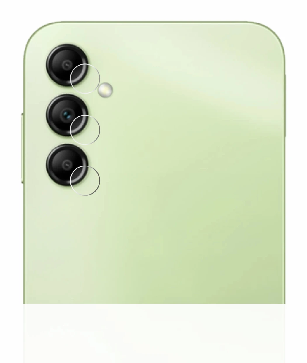 Image of the device Samsung Galaxy A14 4G (ONLY Camera Lens) with a wide variety of screen protectors.