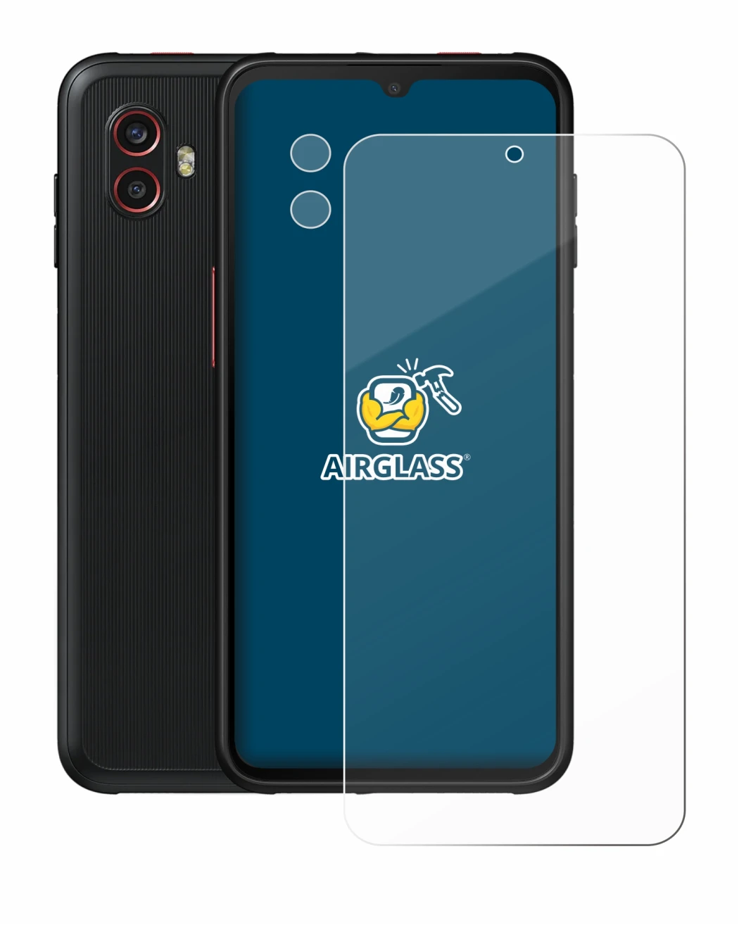 Image of the device Samsung Galaxy XCover 6 Pro Enterprise Edition (Front+Camera) with a wide variety of screen protectors.
