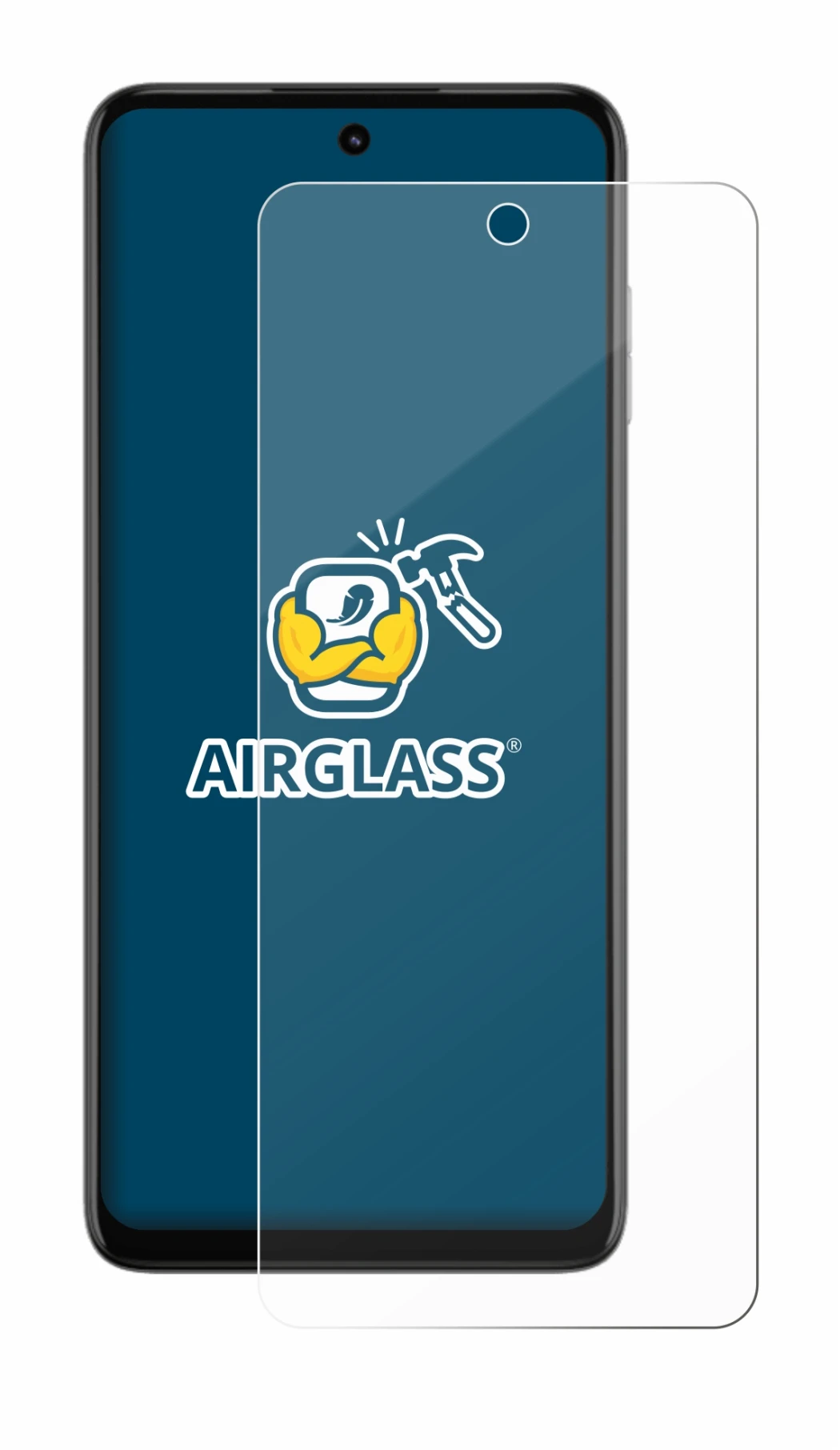 Image of the device Motorola Moto G73 5G with a wide variety of screen protectors.