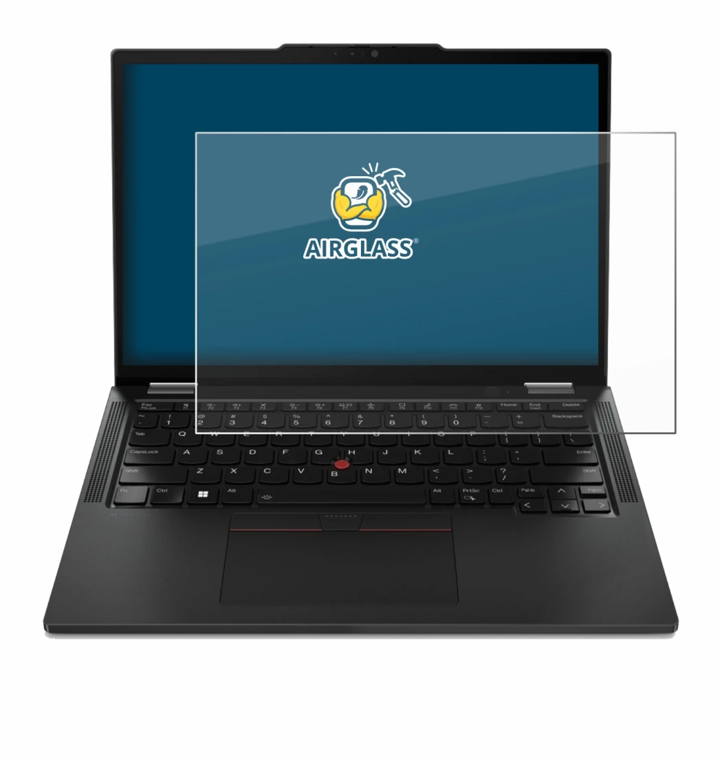 Image of the device Lenovo ThinkPad X13 Gen 4 with a wide variety of screen protectors.