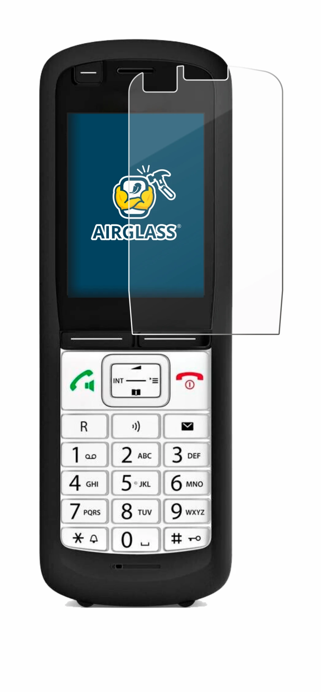 Image of the device Unify OpenScape DECT Phone R6 with a wide variety of screen protectors.