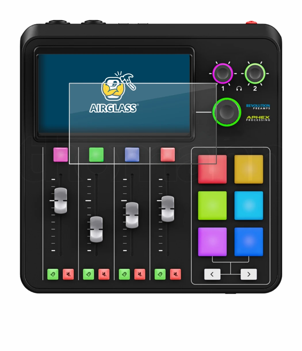 Image of the device Rode Rodecaster Duo with a wide variety of screen protectors.