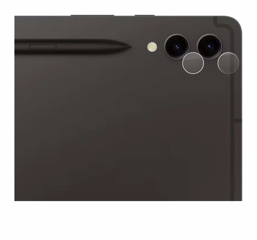 Image of the device Samsung Galaxy Tab S9 Plus 5G (ONLY Camera Lens) with a wide variety of screen protectors.