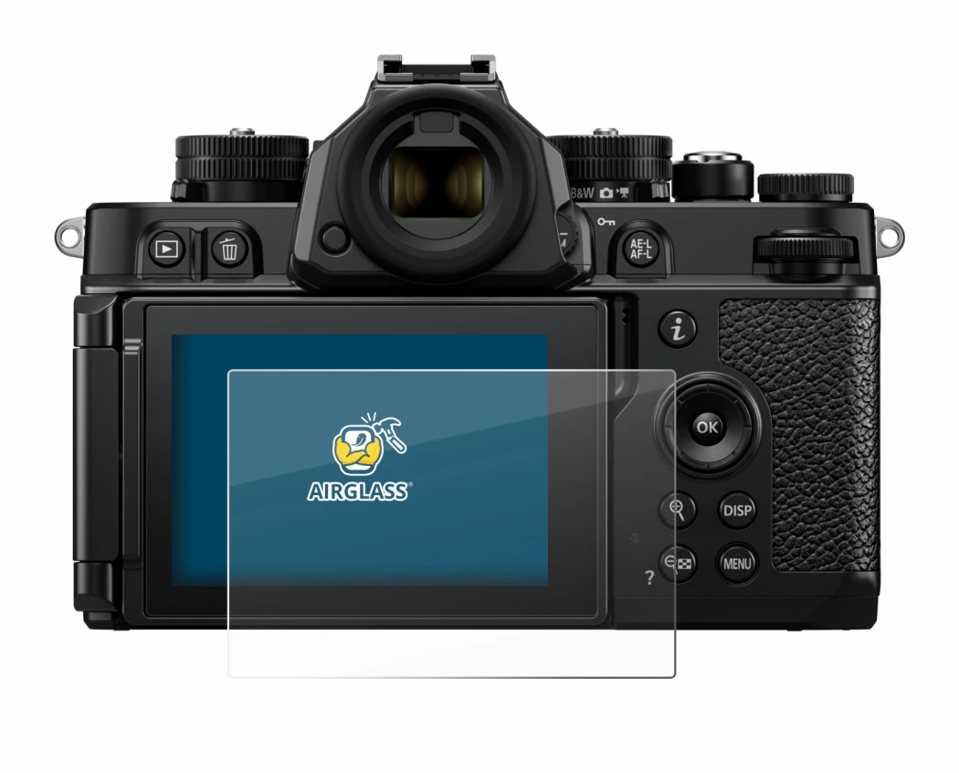 Image of the device Nikon Z F with a wide variety of screen protectors.