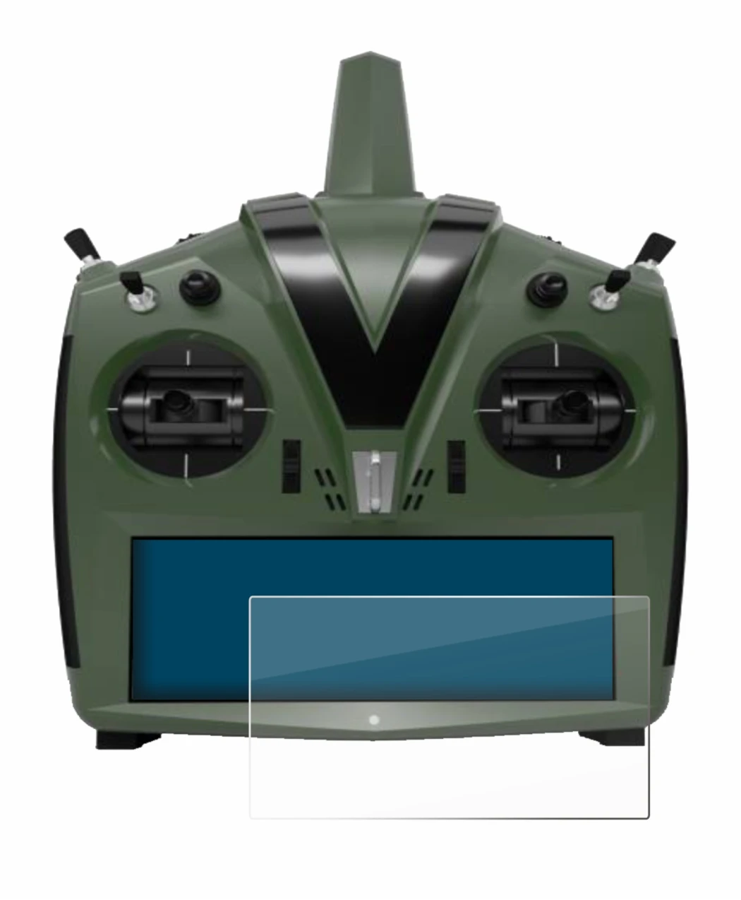 Image of the device VBar Control Evo with a wide variety of screen protectors.