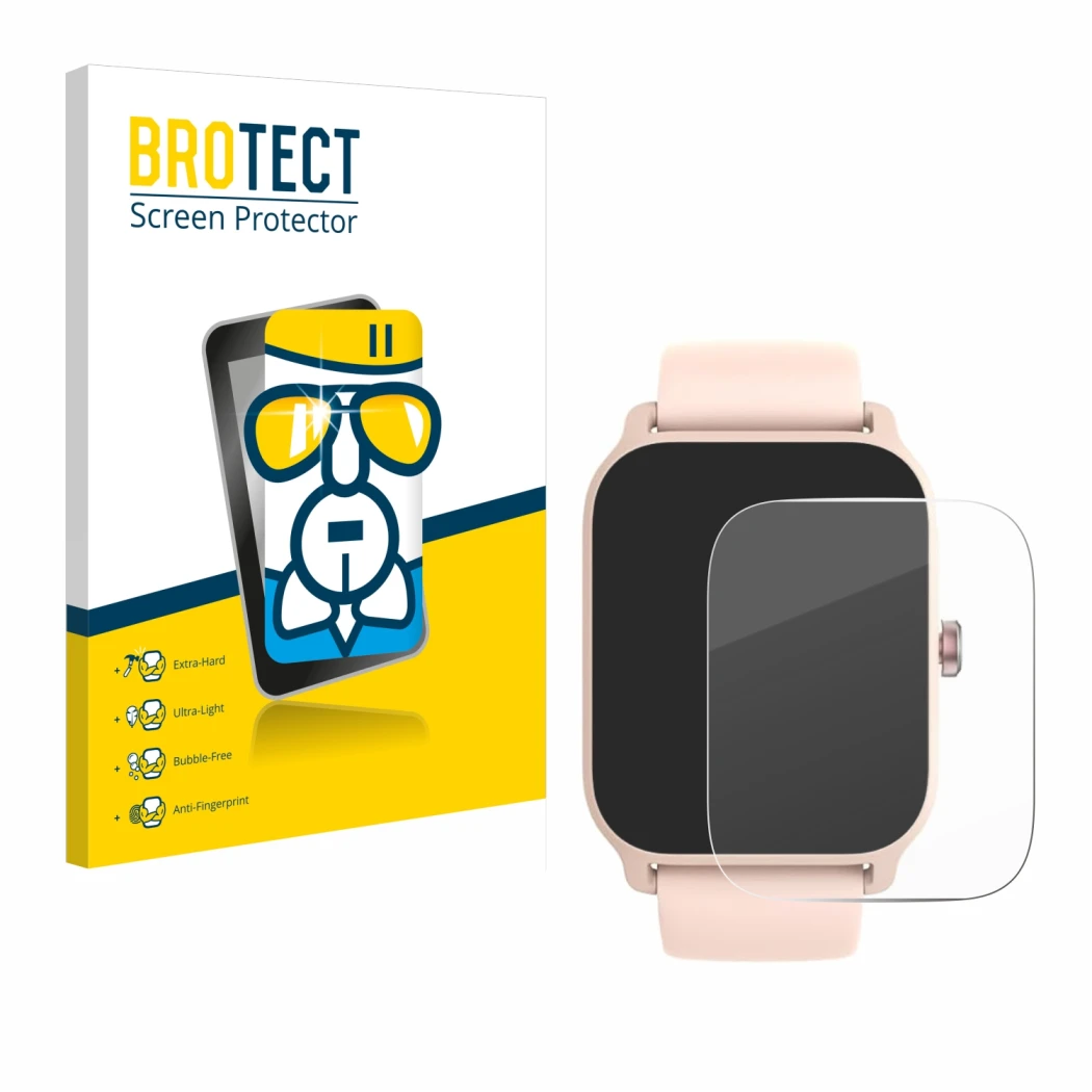 Front side of a product packaging with the brand logo BROTECT. Next to it is the device IFMDA IDW13 1.8