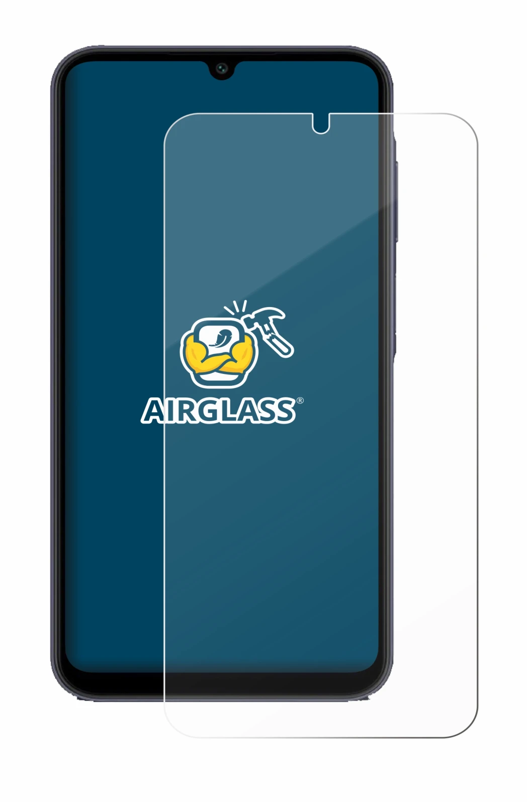 Image of the device Samsung Galaxy A25 5G with a wide variety of screen protectors.