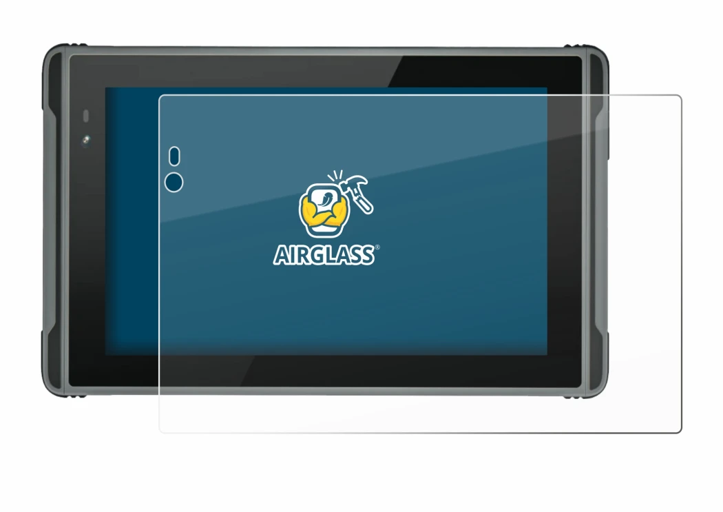 Image of the device Hugerock X7 with a wide variety of screen protectors.