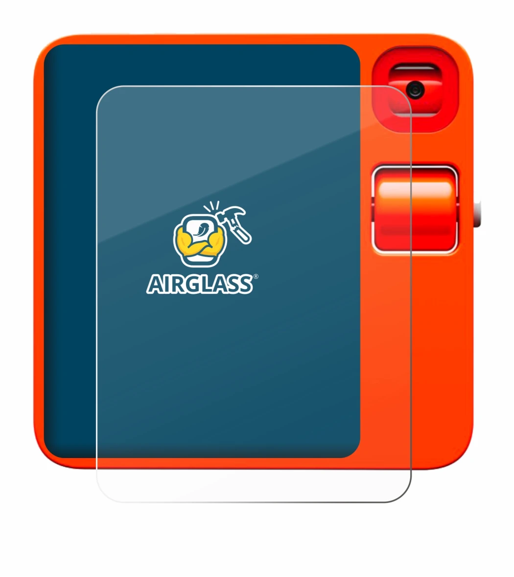 Image of the device rabbit r1 with a wide variety of screen protectors.